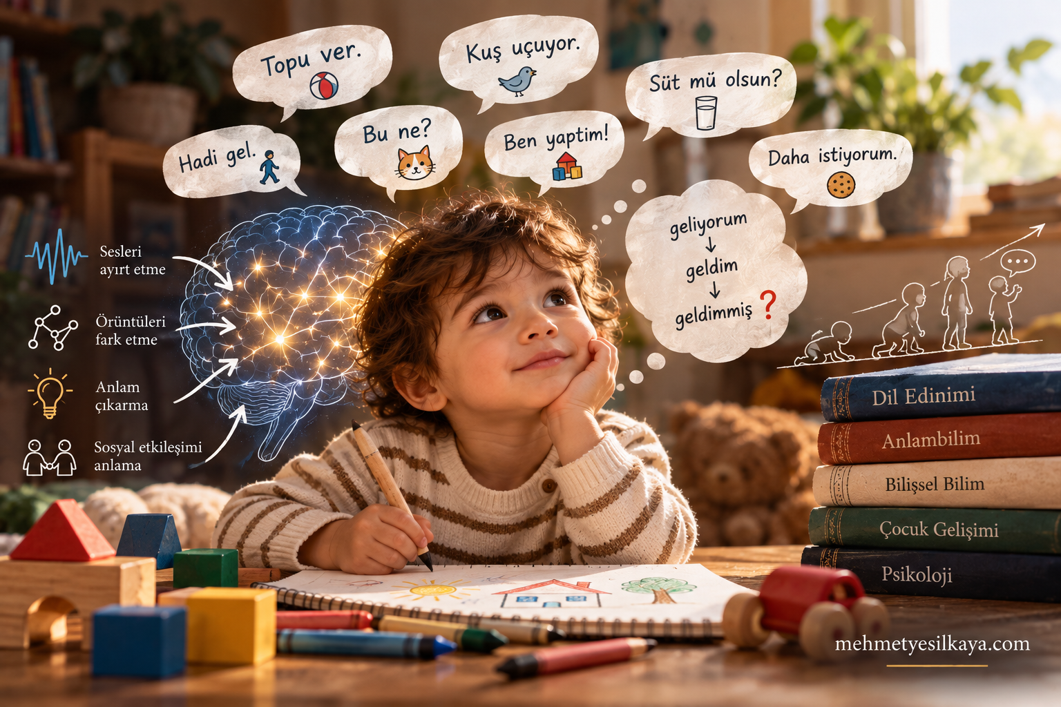 Çocuklar Hiç Ders Almadan Dili Nasıl Öğreniyor?